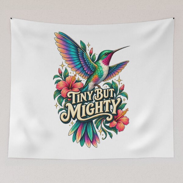Item preview, Tiny but Mighty Colorful Hummingbird designed and sold by Kimberly Palmer.