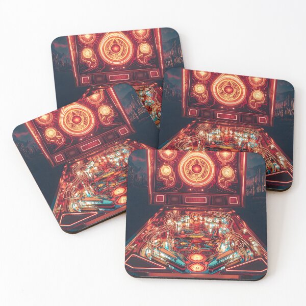 Item preview, 3d Render Of Neon Pinball Machine, Deep designed and sold by Checho30.