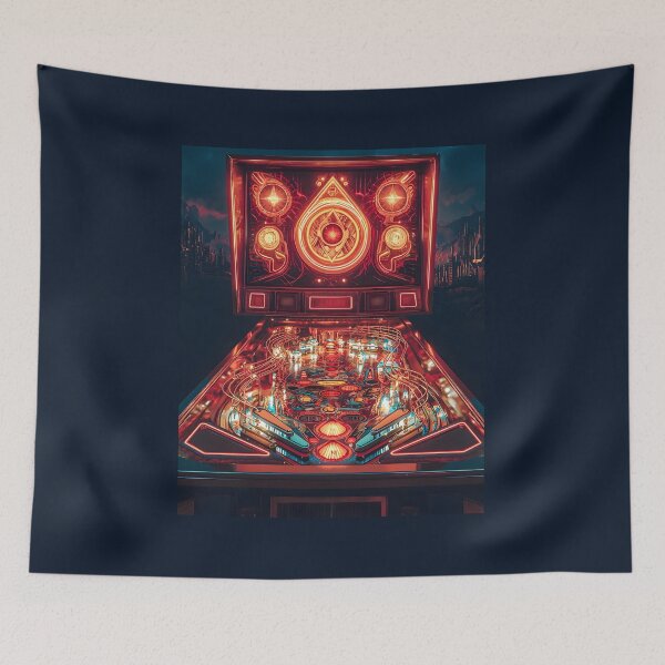 Item preview, 3d Render Of Neon Pinball Machine, Deep designed and sold by Checho30.