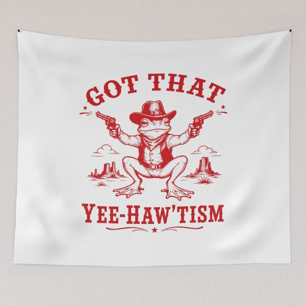 Item preview, Got That Yee Haw ’Tism Funny Autism Acceptance Retro Frog, Cute Neurodivergent Gift designed and sold by Cchotlan.