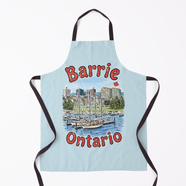 Item preview, Barrie Ontario Canada Cute Colorful Skyline Landscape  designed and sold by HowToCanadian.