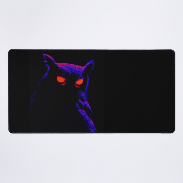 Item preview, Neon Red-Eyed Owl Dark Aesthetic Art - Mystical, magical, and occult sinister illustration designed and sold by Alba Forjanívea.