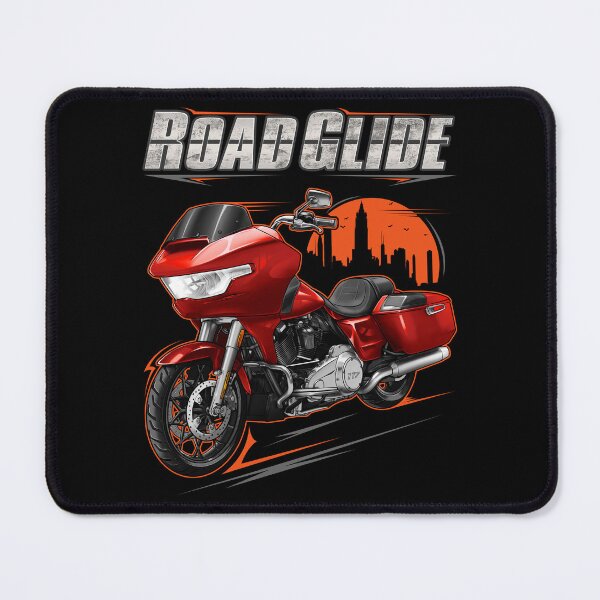 Item preview, Motorcycle Road Glide FLTRX 2025 Brilliant Red & Chrome for Motorcycle Riders designed and sold by MotoApparelHub.