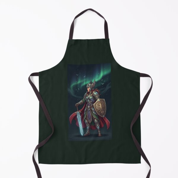 Item preview, Valkyrie Warrior Goddess In Green Armor designed and sold by  Color & Form.