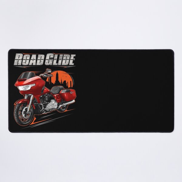 Item preview, Motorcycle Road Glide FLTRX 2025 Brilliant Red & Chrome for Motorcycle Riders designed and sold by MotoApparelHub.