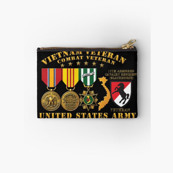 Item preview, Army - Vietnam  Vet - w Medals - VN - 11th Armored Cavalry Regiment (Blackhorse)  - 3D Enhanced X 300 designed and sold by Military Insignia Products.