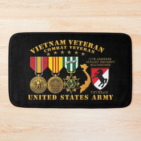 Item preview, Army - Vietnam  Vet - w Medals - VN - 11th Armored Cavalry Regiment (Blackhorse)  - 3D Enhanced X 300 designed and sold by Military Insignia Products.