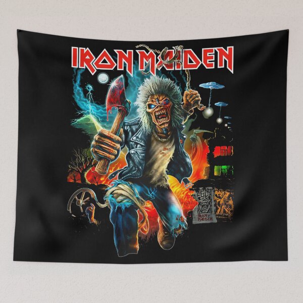 Item preview, Iron Maiden Style Rock Band designed and sold by AselaDesigns.