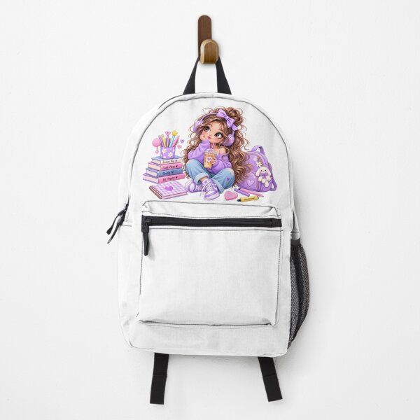 Item preview, Cute Purple School Girl Sticker designed and sold by dody_shop.