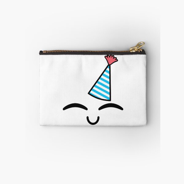 Item preview, Cute kawaii joyful face with birthday hat designed and sold by BlushyPrint.