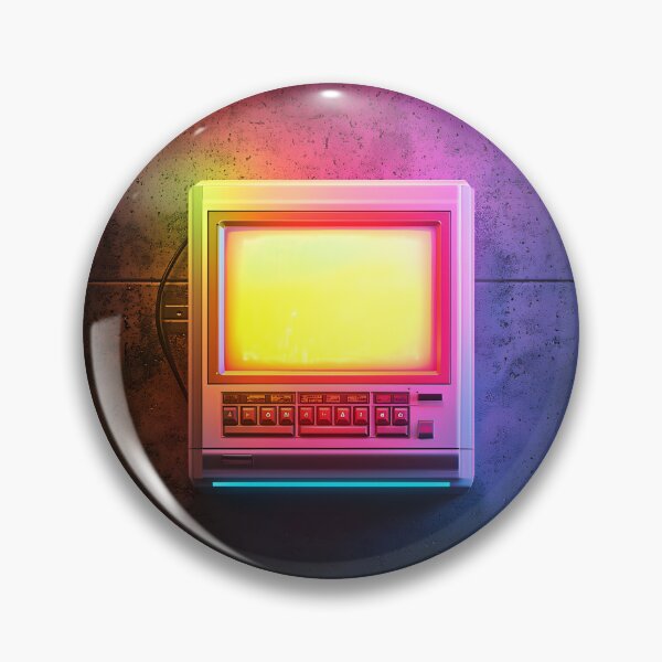 Item preview, 3d Render Of Retro Computer Terminal, Vibrant designed and sold by Checho30.