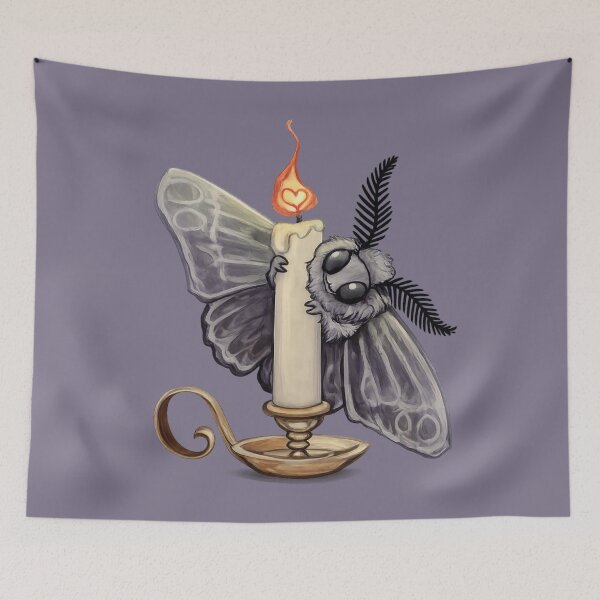 Item preview, Twilight Wings – Moth In Quiet Candle Magic designed and sold by iamdesigns14.
