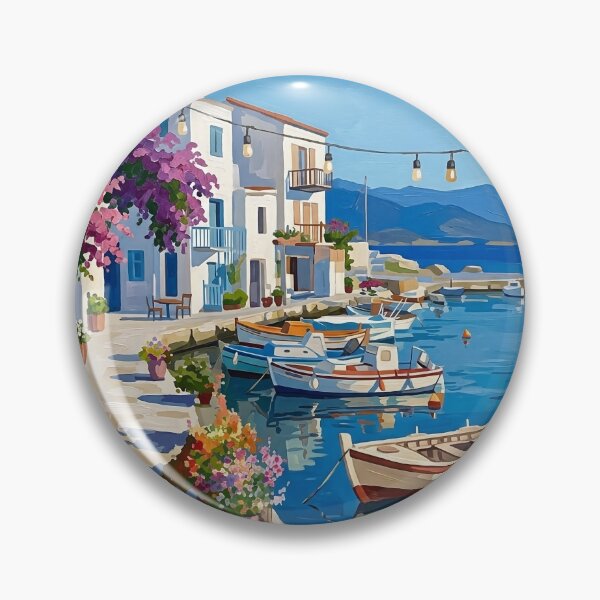 Item preview, Samos Acrylic Print | Greece Travel Poster | Grecian designed and sold by POSTERIOCREW.
