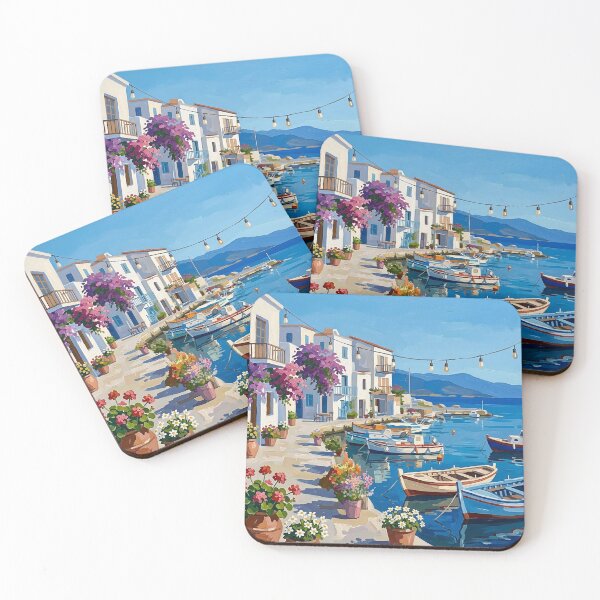 Item preview, Samos Acrylic Print | Greece Travel Poster | Grecian designed and sold by POSTERIOCREW.