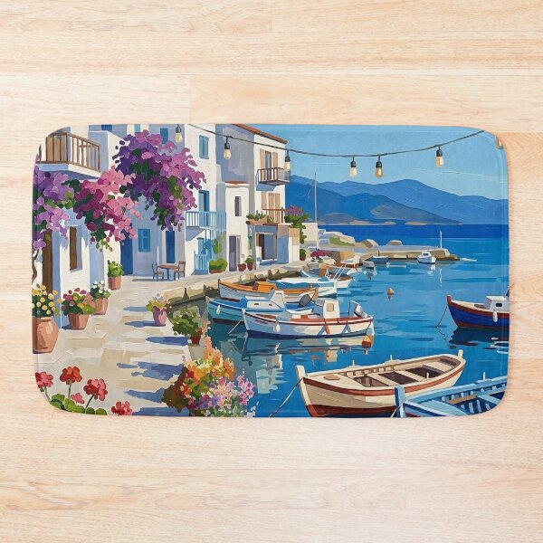 Item preview, Samos Acrylic Print | Greece Travel Poster | Grecian designed and sold by POSTERIOCREW.
