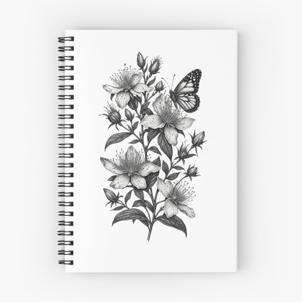 Item preview, St. John’s Wort & Butterfly designed and sold by VinterMoonlight.