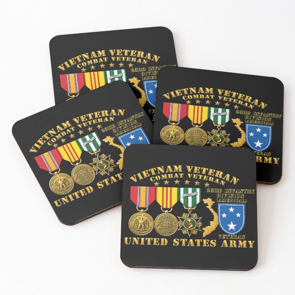 Item preview, Army - Vietnam  Vet - w Medals - VN - 23rd Infantry Division (Americal)  - 3D Enhanced X 300 designed and sold by Military Insignia Products.