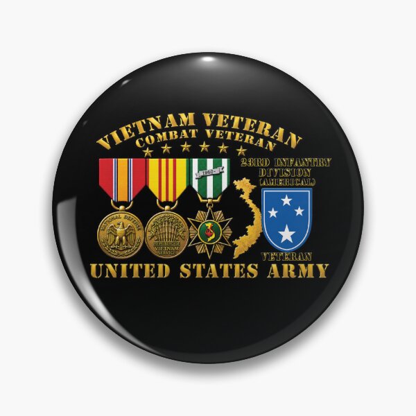 Item preview, Army - Vietnam  Vet - w Medals - VN - 23rd Infantry Division (Americal)  - 3D Enhanced X 300 designed and sold by Military Insignia Products.