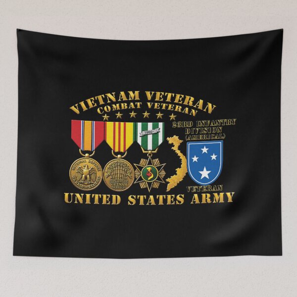 Item preview, Army - Vietnam  Vet - w Medals - VN - 23rd Infantry Division (Americal)  - 3D Enhanced X 300 designed and sold by Military Insignia Products.