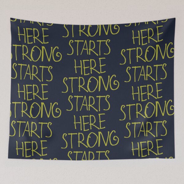 Item preview, Strong Starts Here designed and sold by kinpirks.