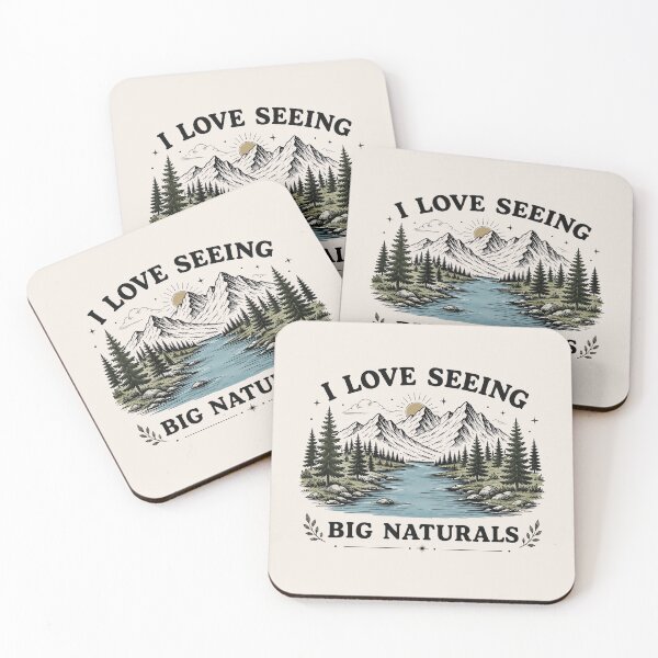 Item preview, I Love Seeing Big Naturals Funny Nature Mountain Camping Humor, Outdoor Adventure Gift designed and sold by Cchotlan.