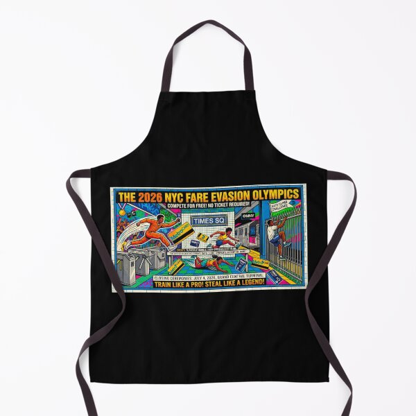 Item preview, NYC Subway Fare Evasion Olympics - Design 2 designed and sold by JoeNeckbone's Hangout.