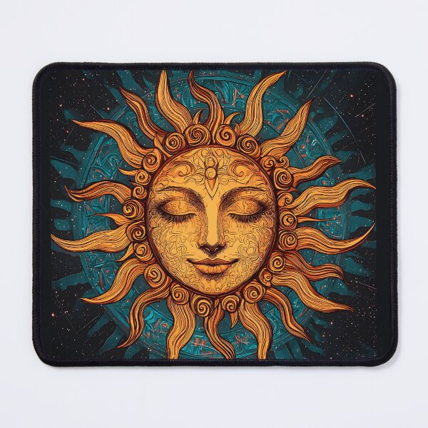 Item preview, 3d Render Of Celestial Sun Face, Electric designed and sold by Checho30.