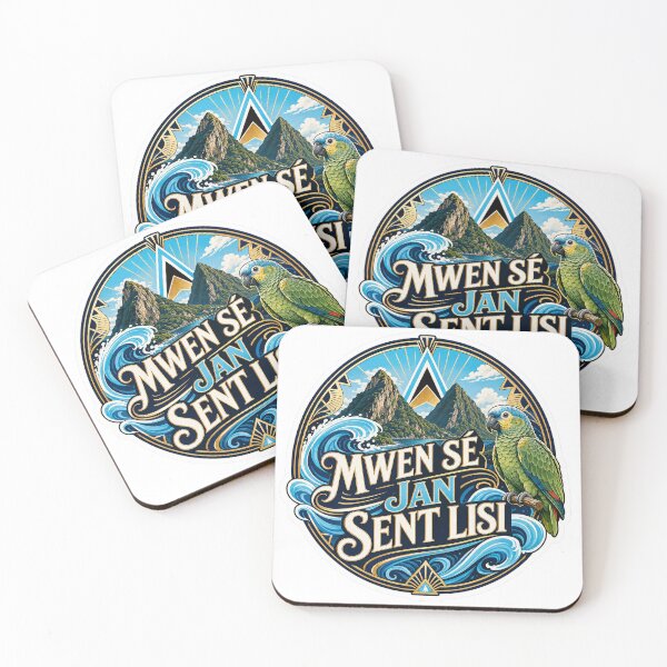 Item preview, MWEN SÉ JAN SENT LISI — Proud Saint Lucian designed and sold by CaribChroma.