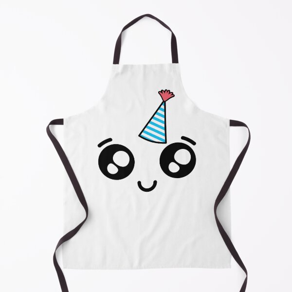 Item preview, Cute kawaii happy calmed face – birthday hat designed and sold by BlushyPrint.