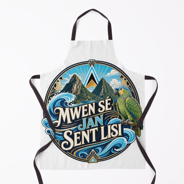 Item preview, MWEN SÉ JAN SENT LISI — Proud Saint Lucian designed and sold by CaribChroma.