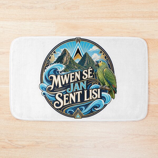 Item preview, MWEN SÉ JAN SENT LISI — Proud Saint Lucian designed and sold by CaribChroma.