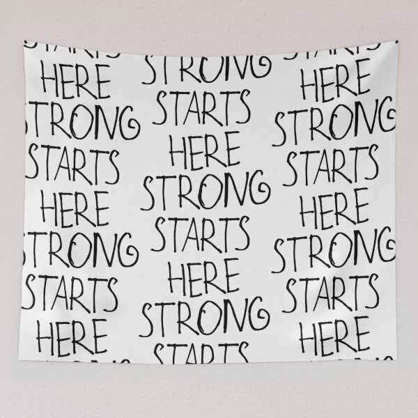 Item preview, Strong Starts Here designed and sold by kinpirks.