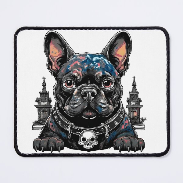 Item preview, Gothic French Bulldog Portrait designed and sold by BetweenForms.