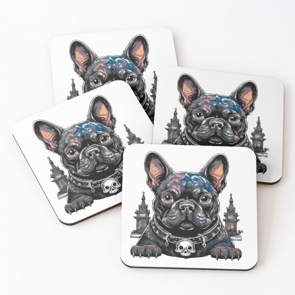 Item preview, Gothic French Bulldog  Portrait designed and sold by BetweenForms.