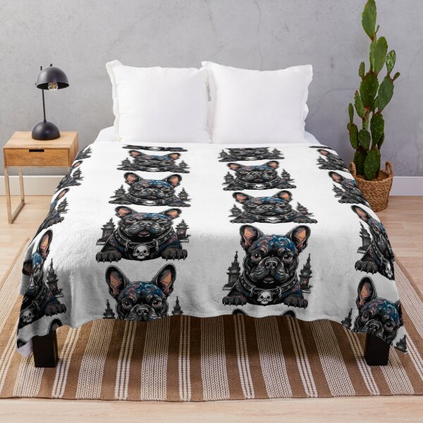 Item preview, Gothic French Bulldog Portrait designed and sold by BetweenForms.
