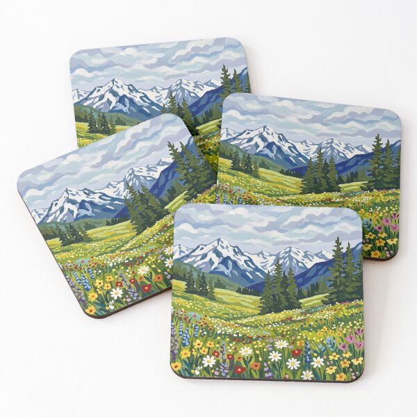 Item preview, Swiss Alps Acrylic Print | Switzerland Travel Poster | Swiss  designed and sold by POSTERIOCREW.
