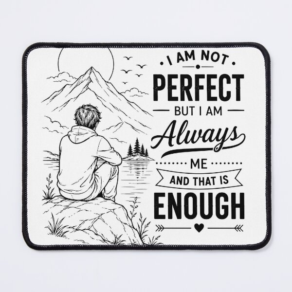 Item preview, I Am Not Perfect But I Am Always Me designed and sold by Origamoart.