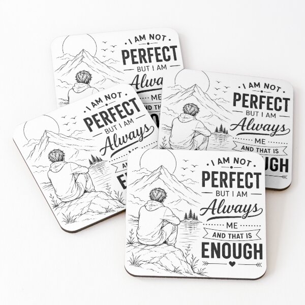 Item preview, I Am Not Perfect But I Am Always Me designed and sold by Origamoart.
