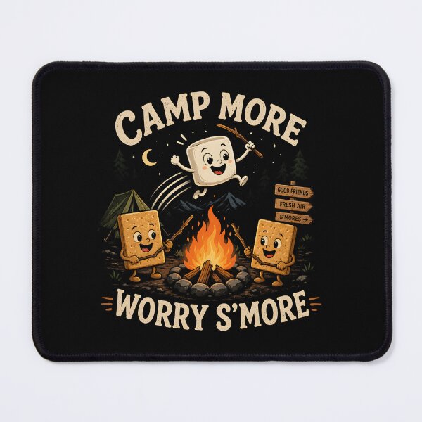 Item preview, Camp More Worry Smore designed and sold by Animavera.