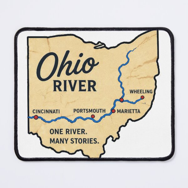 Item preview, Ohio River designed and sold by vectcd.