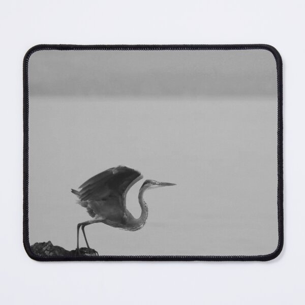 Item preview, Lone Heron Preparing for Takeoff by the Lake designed and sold by EssaVernice.