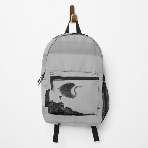 Item preview, Lone Heron Preparing for Takeoff by the Lake designed and sold by EssaVernice.