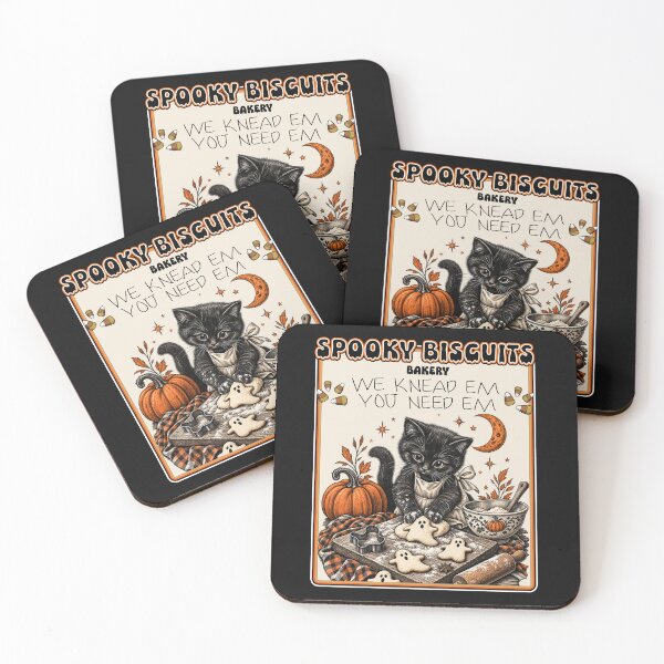 Item preview, Spooky Biscuits Bakery Black Cat Halloween Baking  designed and sold by SON SON.