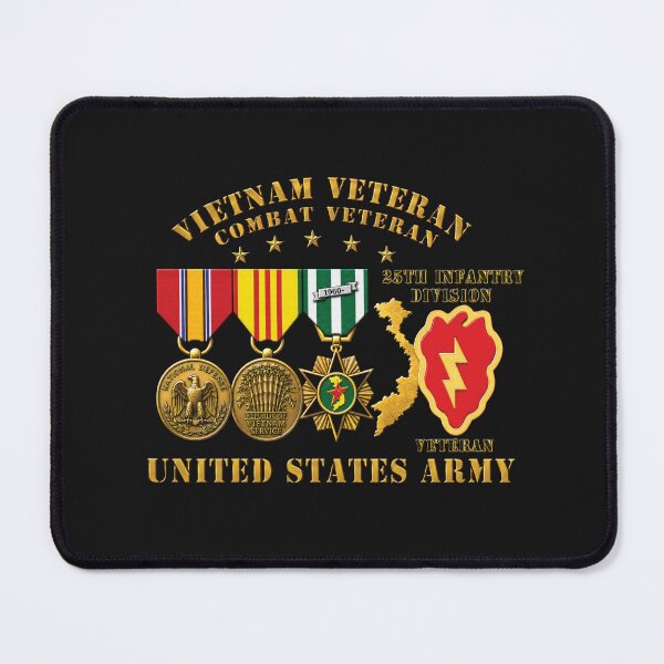 Item preview, Army - Vietnam  Vet - w Medals - VN - 25th Infantry Division - 3D Enhanced X 300 designed and sold by Military Insignia Products.