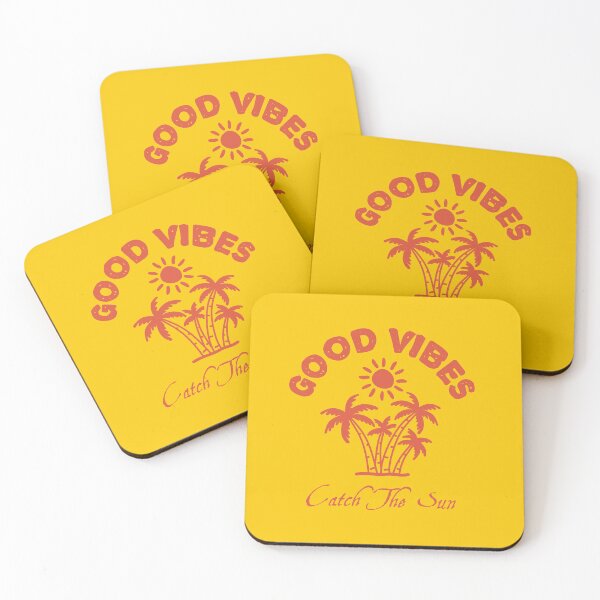 Item preview, Good Vibes Catch the Sun Palm Tree Sunset Design designed and sold by NUSA NIPA.