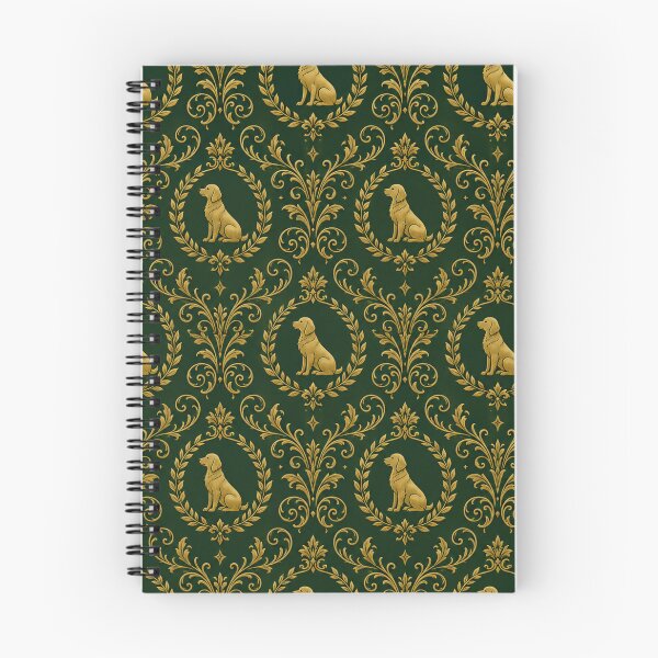Item preview, Golden Retriever Monogram Luxury Damask Pattern Design designed and sold by Rod & Retriever.