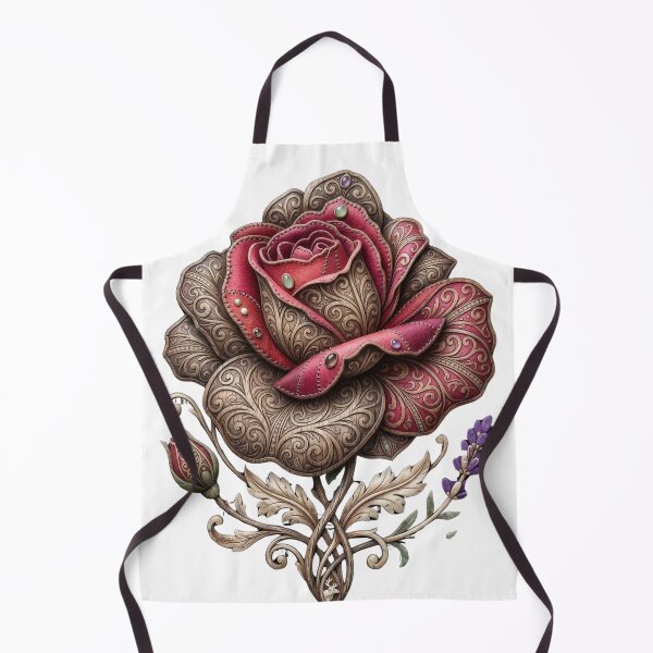 Item preview, Carved Wood Leather Rose Craft Art designed and sold by Fairytale_Flowers.