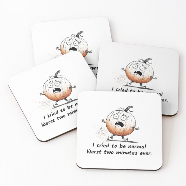 Item preview, Anxious Pumpkin Halloween | Funny Sarcastic Humor designed and sold by FMproject.