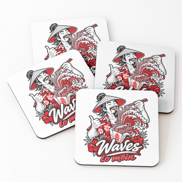 Item preview, Waves lo mein design designed and sold by Mick G Designs.