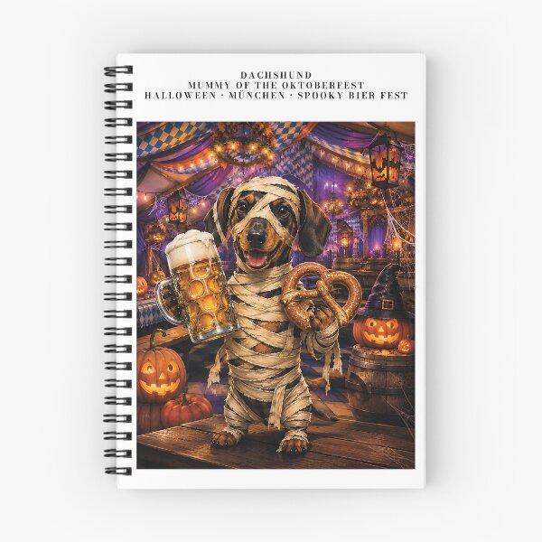Item preview, Mummy Dachshund at Halloween Oktoberfest designed and sold by Nomad-Paws.